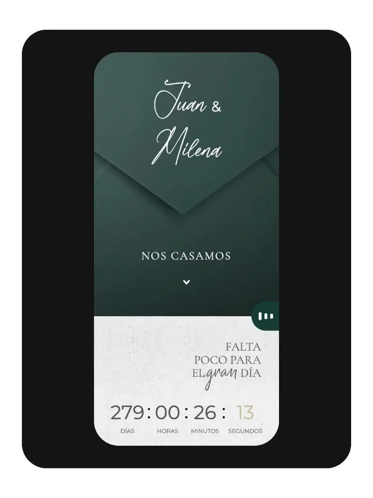Modelo: Confianza — invitación digital clara y serena para invitados
