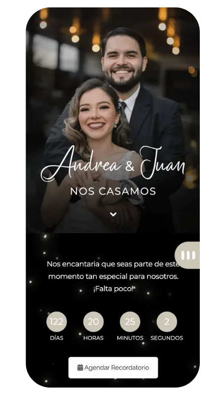 Modelo: Confianza — invitación digital clara y serena para invitados